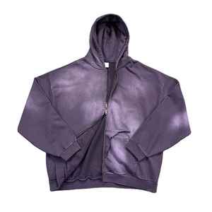 Vente directe usine, prix de gros, sweats à capuche basiques pour hommes effet délavé, sweats à capuche pour hommes effet délavé avec logo personnalisé, meilleur fournisseur d'usine - Product Image 4