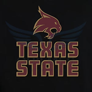 Texas State Bobcats <b>Black</b> Crewneck <b>Sweatshirt</b> Unisex College Team Logo Pullover Premium Fleece Casual Wear - Product Image 3