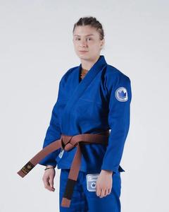 Kimono de Jiu-Jitsu professionnel blanc uni, option bleue personnalisée, uniforme de Jiu-Jitsu brésilien pour hommes - Product Image 4