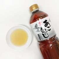 Sauce Soja Légère Japonaise, Condiments pour Fruits de Mer, Bouillon de Poisson Volant NIBISHI, Ago-Dashi Blanc, Bouteille de 1000 ml