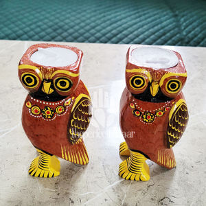 Ensemble de 2 décorations d'intérieur Diya Art Déco en bois à motifs animaliers, mobiles, de différentes couleurs et styles, pour anniversaire et Bar Mitzvah - Product Image 5