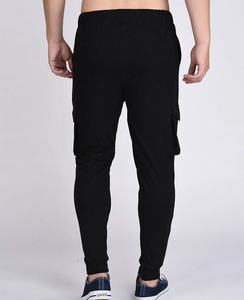Jogging en coton respirant, taille élastique, coupe slim, pantalon décontracté pour homme, pantalon de sport, tenue de sport quotidienne. - Product Image 2