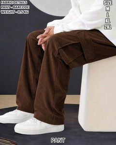 Pantalones Cargo Casuales Color Marrón para Hombre - Product Image 6