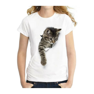 Camisetas cortas de verano para mujer, de media manga, de la mejor calidad, de seda satinada, con cuello redondo, transpirables, nuevas, de talla grande, cómodas y duraderas. - Product Image 2