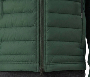 Blouson hybride matelassé pour homme avec capuche, fermeture éclair, manches en polaire, léger, chaud, pour l'hiver, style décontracté streetwear, personnalisable, vente en gros - Product Image 4