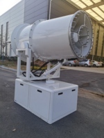 Grande machine à canon à brouillard mobile pour le contrôle de la poussière sur les chantiers de construction