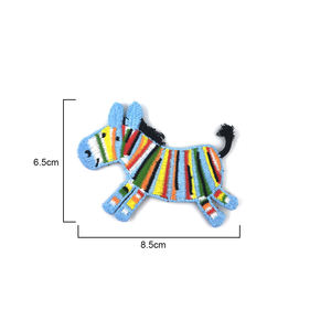 Fashion <b>Animal</b> Horse 3D Sew-On Embroidery Patch with <b>Canvas</b> Fabric for Garments and Hats - Product Image 6