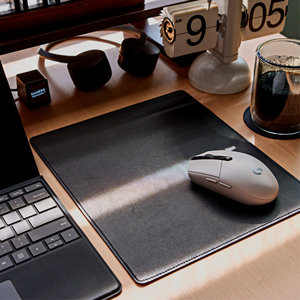 แผ่นรองเมาส์หนังแท้ ทนต่อคราบสกปรก แผ่นรองโต๊ะทำงาน หนังวัวคุณภาพพรีเมียม สำหรับการใช้งานที่ยาวนาน LMP-0139 - Product Image 2