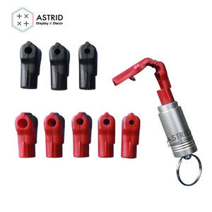 Verrou de sécurité antivol moderne en ABS rouge durable avec logo personnalisé, installation facile pour les magasins de téléphonie mobile - Product Image 1