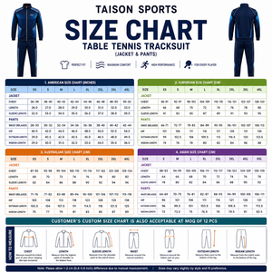 TAISON SPORTS Premium 280 GSM Polyester Interlock <b>Table</b> <b>Tennis</b> Uniform Olive Gray Panel Custom Logo Tracksuit Set Waterproof - Product Image 3