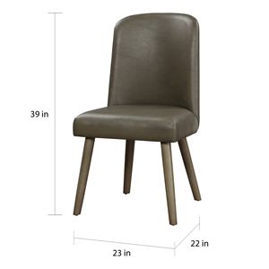 Waylon Set da sala da pranzo 7 pezzi con finitura rovere grigio - Product Image 6