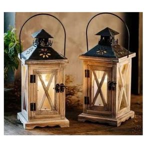 Farol de Vela Colgante para Decoración de Balcón de Casa u Hotel, Tamaño Personalizado, Farol de Vela de Madera Único y de Última Tendencia - Product Image 6