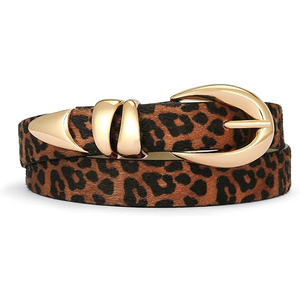 Cinturón Casual Reversible Sólido con Hebilla Dorada y Cierre de Pasador, Ajuste Personalizado, MOQ Bajo - Product Image 2