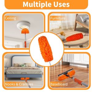 Kit di 4 Piumini in Microfibra da 7,3 m con Manico per Pulizia Polvere, Ideali per Esterni e Uso Domestico - Product Image 6
