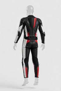 Traje de Motociclismo de Cuero para Hombre, Diseño Color Block, Manga Larga, Protección Completa, Mono de Una Pieza, Equipo de Motociclismo Masculino - Product Image 5