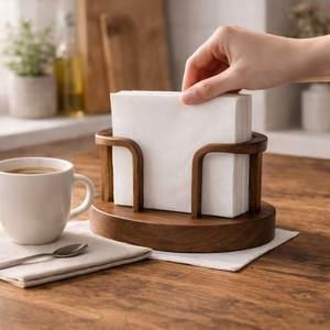 AZ ENTERPRISES Moderno Porta Servilletas de Madera con Forma de Pájaro, Decoración de Mesa Multiusos - Product Image 2