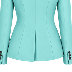 Turquoise Equestrian <b>Jacket</b> for <b>Women</b> Tailored Riding Blazer Classic Horse Riding Competition Coat Custom Wholesale Fashion - Product Image 6