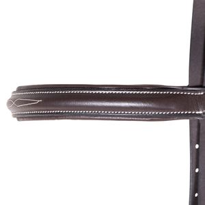 Brida para Caballo Hecha a Mano en Negro/Marrón Claro/Marrón Oscuro con Logotipo Personalizado, Cuero Duradero - Product Image 2