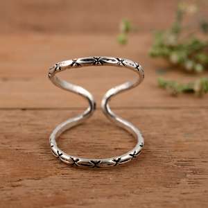 Bague orthopédique artisanale en argent sterling 925 pour le soutien des articulations - Product Image 1