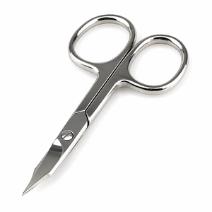 Stainless Steel Manicure <b>Nail</b> Care <b>Scissor</b> Straight Curved Blade Super Shiny Mirror Finish Customized Logo - Product Image 6