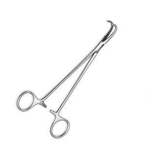 Pinces à amygdales Negus en acier inoxydable, instrument chirurgical ORL, pinces d'amygdalectomie courbées, fournisseur d'outils médicaux OEM - Product Image 5