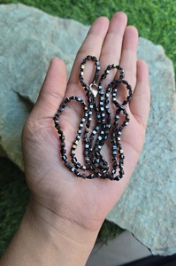 Perles de moissanite carrées de 3 mm, 27 pouces, qualité AAA, taille facettée, pour la fabrication de bijoux - Product Image 2