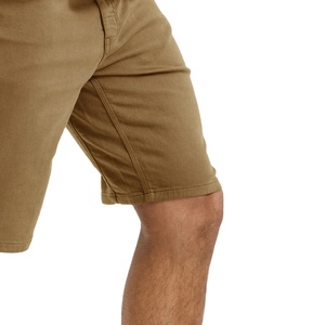 Shorts Chino Décontractés d'Été en Toile Respirante Tissée avec Spandex et Polyester, Coupe Slim, Taille Haute, Braguette Zippée pour Homme, Idéal pour l'Extérieur - Product Image 4