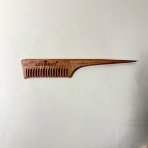 Peigne en bois de Neem professionnel Senoras |   Masseur manuel non électrique pour le corps et le cuir chevelu, soin raffermissant de la peau - Product Image 2