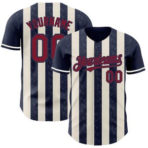 Custom 100% Polyester Baseball Jersey Full Button Sublimation Print Short Sleeve Team Uniform All Seasons Wholesale - Product Image 3
