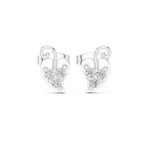 Sterling <b>Silver</b> <b>Dangle</b> <b>Earrings</b> with Moissanite for Gifts - Product Image 6