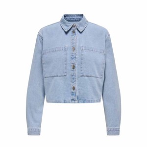 Camisa vaquera para mujer con manga abullonada, abotonada, de color liso, estilo casual holgado, manga tres cuartos, de algodón lavado a la piedra, estilo primavera - Product Image 4