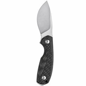 Cuchillos de Caza de Hoja Fija con Acabado Satinado, Hoja de Punta Caída, Mango con Patrón Tejido Negro y Agarre Ergonómico para Actividades al Aire Libre - Product Image 4