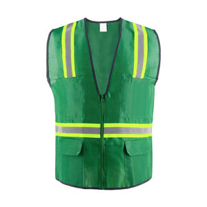 High Quality 2026 Nylon/Polyester Safety Vest ANSI Class 1 Custom Logo OEM Design <b>Light</b> Weight Hi Vis Anti-Static Waterproof - Product Image 1