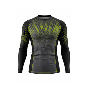 Meilleure performance : T-shirt de compression à manches longues pour homme, respirant, à séchage rapide, en tissu extensible - Product Image 2