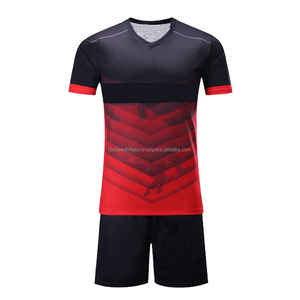 Nueva Llegada, Jersey de Fútbol Más Vendido, Uniforme Unisex para Adultos, Manga Corta, Estampado, 100% Poliéster, Secado Rápido, Nombre del Equipo Personalizado - Product Image 1