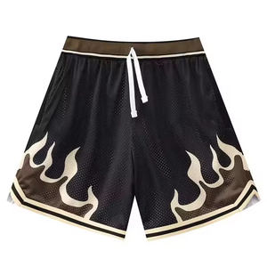 Short de bain en polyester à imprimé floral, coupe classique, avec cordon de serrage et logo sur le devant - Product Image 4