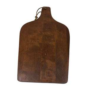 Planche à découper en bois de manguier à grain traversant avec poignée de cuisine, planche à charcuterie double face non toxique, compatible lave-vaisselle et écologique - Product Image 4