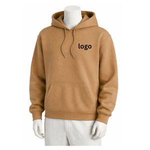 Men's Winter Front Hooded Pullover Hoodie Sweatshirt Breathable Fabric Long Sleeve <b>Design</b> Regular Fit Pocket Custom Logo - Product Image 4