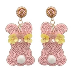 Pendientes Bohemios Hechos a Mano con Borlas y Cuentas de Vidrio Bordadas, Color Personalizable, Joyería para Mujer, Diseño Largo - Product Image 1