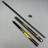 Queue de billard Premium Preoaidr Série 314 Black Tech en fibre de carbone avec pointe de 14 mm pour le jump et le break