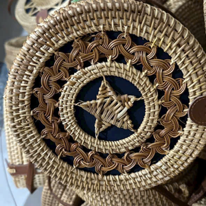 Bolso de Ratán Hecho a Mano, Bolso de Paja Tejido, Ecológico, Bolso de Playa de Verano para Mujer, Ligero, Duradero, Bolso de Moda - Product Image 5