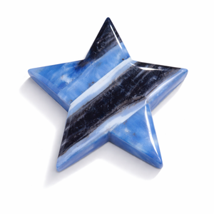 Étoile sculptée en cristal d'opale bleue Owyhee pour la décoration Feng Shui, l'amour, la guérison, la méditation, l'énergie Reiki - Fournisseur en gros - Product Image 1