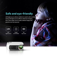 AUN A2000 Projecteur CE pas cher MINI Vidéo Portable Intelligent Jeux Maison TV LCD Projecteurs DLP Téléphone Portable Chambre Enfants Cadeau Enfant