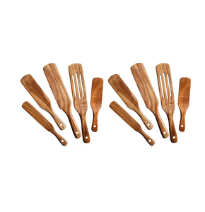 Ensemble de spatules en bois naturel pour pétrir la pâte à sourdough, outil de cuisine et de pâtisserie, 5 pièces à prix réduit - Product Image 2