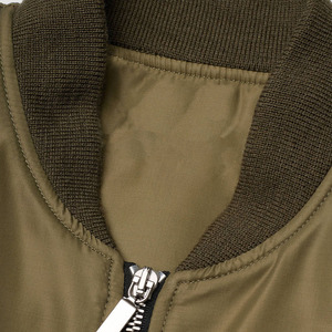 Nouvelle veste bomber en satin zippée tendance 2019 pour hommes, personnalisable, 100 % fibre de polyester, décontractée, imperméable, grandes tailles - Product Image 5