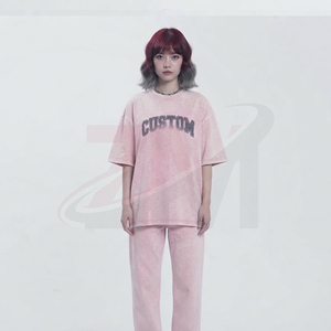 T-shirt oversize vintage délavé pour femme, en coton doux, style streetwear, coupe ample, production OEM ODM personnalisée, couleur 100% personnalisable - Product Image 4