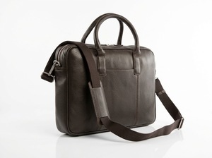 Maletín de Cuero Genuino Personalizado para Portátil, Bolsa de Hombro para Computadora de 15.6 Pulgadas, Bolsa de Mensajero, Bolso de Mano de Lujo para Oficina, Venta al Por Mayor - Product Image 4