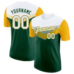 Camiseta Deportiva Personalizada Premium para Equipos, con Mangas en Contraste, Nombre y Número del Club Personalizados, Proveedor OEM de Marca Privada - Product Image 1