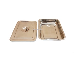 Bandeja para Instrumentos con Tapa - Bandeja Organizadora de Esterilización Médica Quirúrgica de Acero Inoxidable Autoclavable - Product Image 2