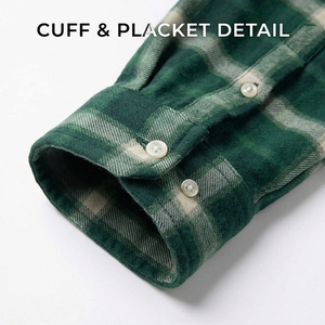 Fournisseur et exportateur en ligne de vêtements décontractés pour hommes, chemises en flanelle classiques à plis, chaudes pour l'hiver. - Product Image 6